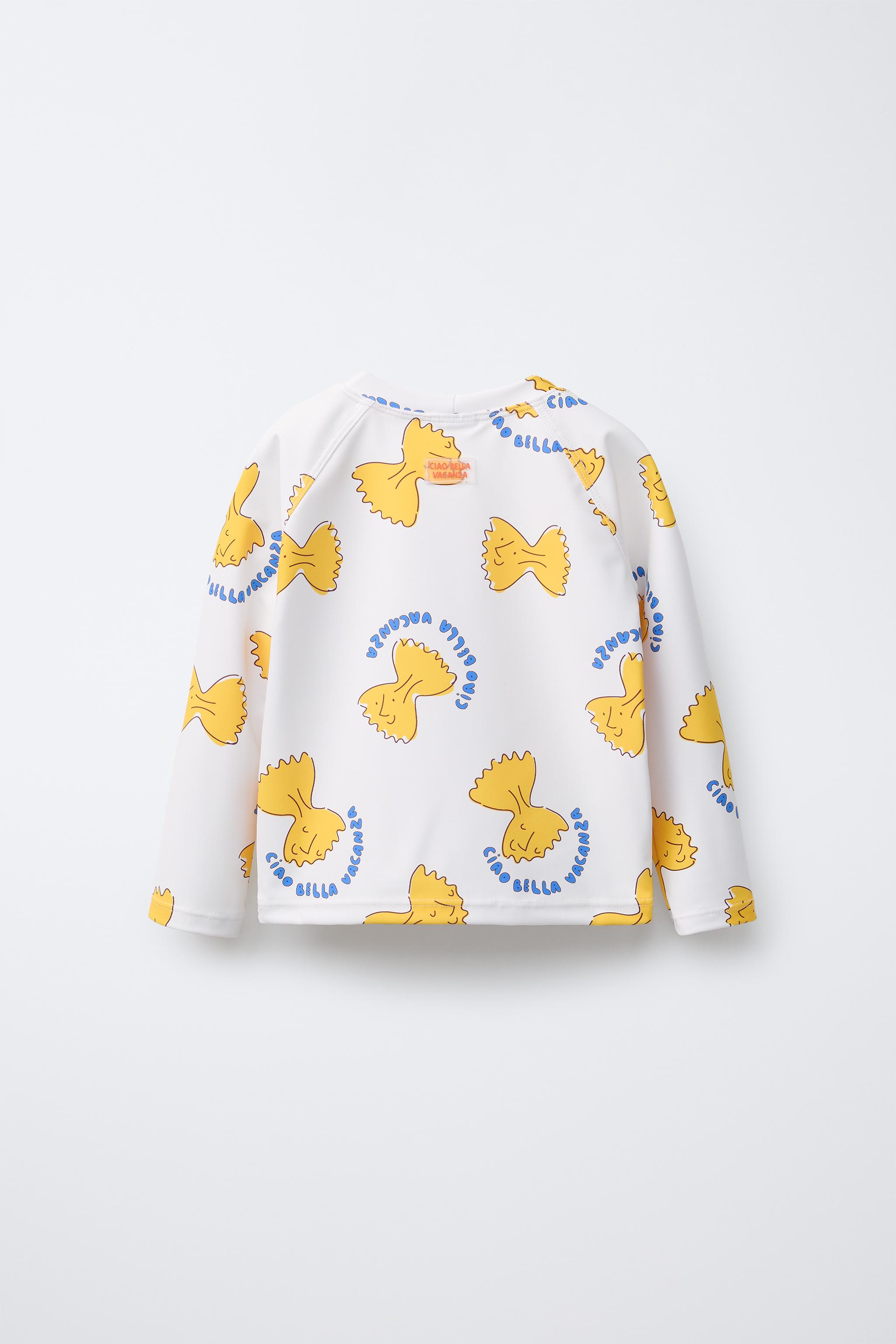 2-6 ANS/ T-SHIRT DE BAIN IMPRIMÉ